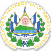 El Salvador Sticker (Voorkant)