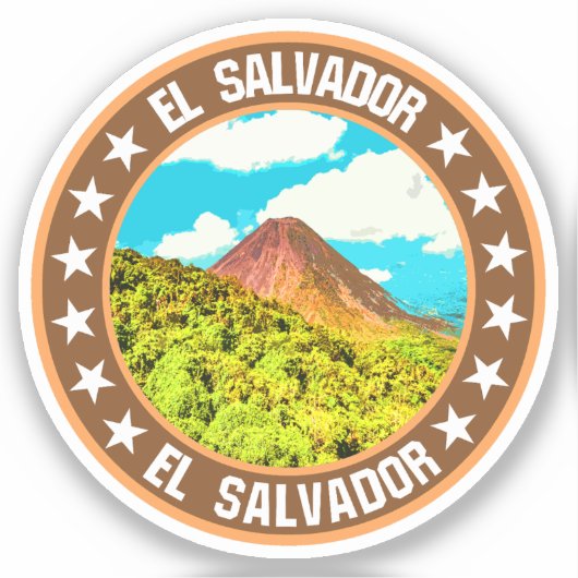 El Salvador Sticker (Voorkant)