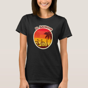 El Salvador Surfstad Sv Sivar Surfer Salvadoriaan T-shirt