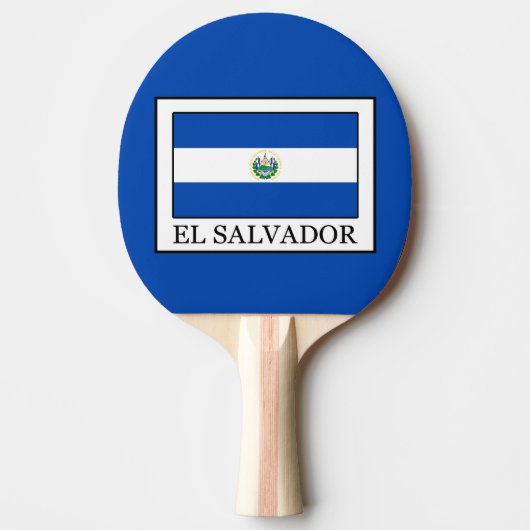El Salvador Tafeltennisbatje (Voorkant)
