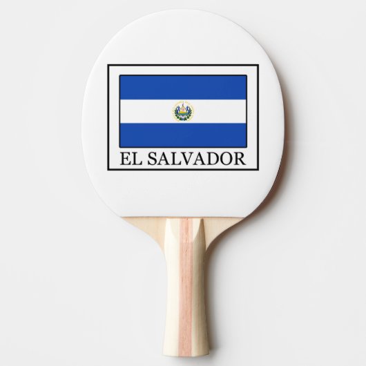 El Salvador Tafeltennisbatje (Voorkant)