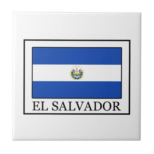 El Salvador Tegeltje (Voorkant)