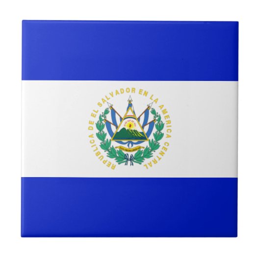 El Salvador Tegeltje (Voorkant)