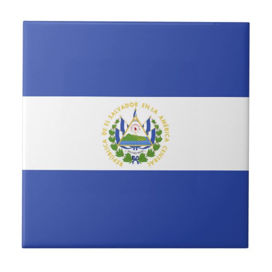 El Salvador Tegeltje (Voorkant)
