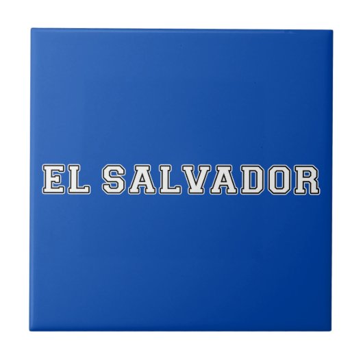 El Salvador Tegeltje (Voorkant)