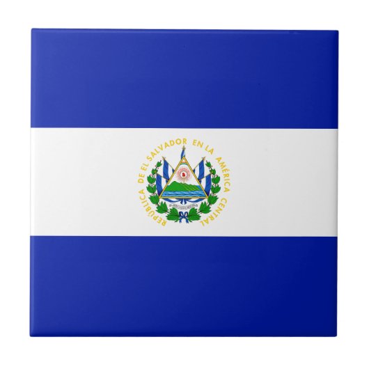 El Salvador Tegeltje (Voorkant)