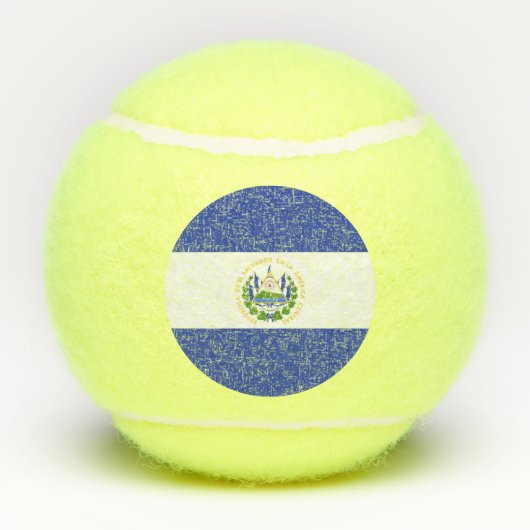 El Salvador Tennisballen (Achterkant)