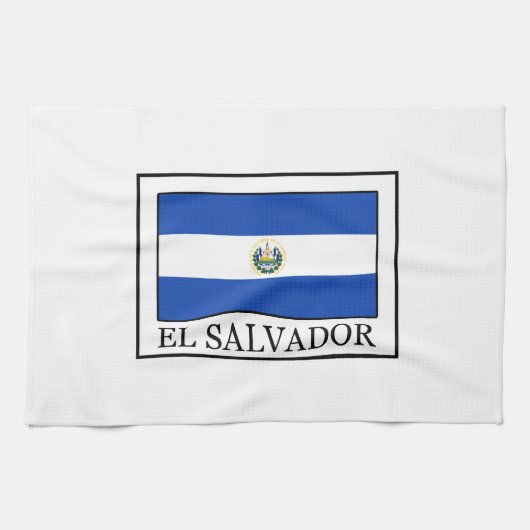 El Salvador Theedoek (Horizontaal)
