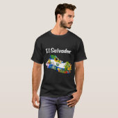El Salvador trots T-shirt (Voorkant volledig)