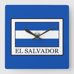 El Salvador Vierkante Klok