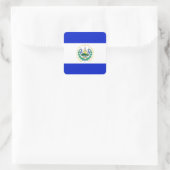 El Salvador Vierkante Sticker (Tas)