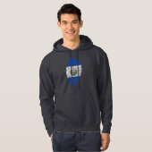 El Salvador vingerafdrukvlag Hoodie (Voorkant volledig)