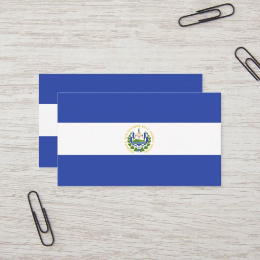El Salvador Visitekaartje (Voorkant / Achterkant in situ)