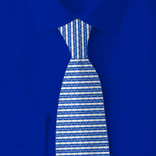 El Salvador Vlag Baksteenpatroon Stropdas