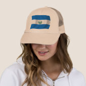 El Salvador Vlag Hoed Trucker Pet (In situ)