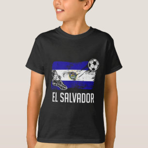 El Salvador Vlag Jersey Salvadoraans Voetbalteam S T-shirt