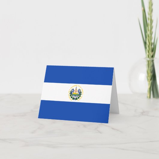 El Salvador-vlag Kaart (Voorkant)