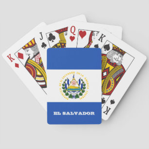 El Salvador-vlagspelen, El Salvador-speelkaarten Pokerkaarten