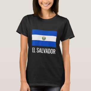 El Salvador Voetbal Vlag Zak Voetbal Fan T-shirt
