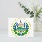 El Salvador-wapenstilstand Briefkaart (Staand voorkant)