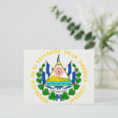 El Salvador - Wapenstilstand Briefkaart (Staand voorkant)
