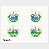 El Salvador-wapenstilstand Rechthoekige Sticker (Vel)