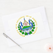 El Salvador-wapenstilstand Rechthoekige Sticker (Envelop)