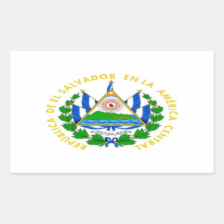 El Salvador-wapenstilstand Rechthoekige Sticker