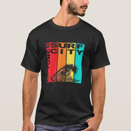 El Salvador Waves Surf El Tunco T-shirt (Voorkant)