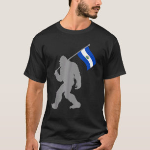 El Salvadoriaanse vlag op El Salvador T-shirt