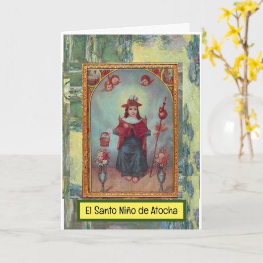 El Santo Niño de Atocha Kaart (Gele Bloem)