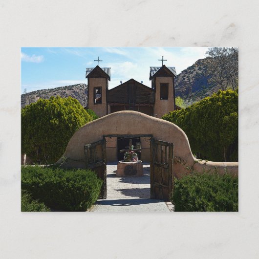 El Santuario de Chimayó, New Mexico Briefkaart (Voorkant)