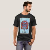 El Satan Mexican Slang Lottery Bingo Cards T-shirt (Voorkant volledig)