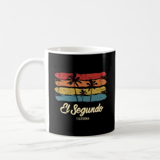 El Segundo California Palmbomen ca Koffiemok (Links)