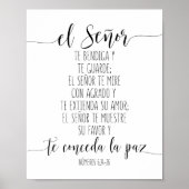 El Señor Te Bendiga Y Te Guarde Poster (Voorkant)