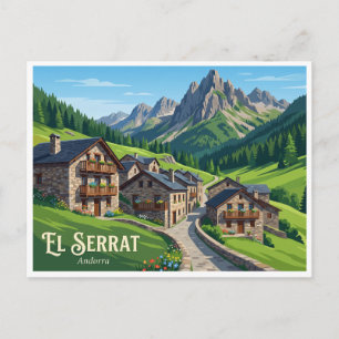 El Serrat Andorra Briefkaart