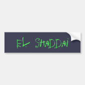 El Shaddai Bumpersticker (Voorkant)