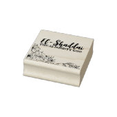 El-Shaddai Hebreeuwse Namen van God Typografie Rubberstempel (Stempel)