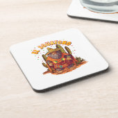 El Squatcho Bigfoot met Maraca, Sombrero en Ponc Bier Onderzetter (Linkerzijde)