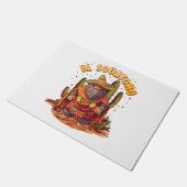 El Squatcho Bigfoot met Maraca, Sombrero en Ponc Deurmat (Schuin)