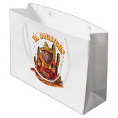 El Squatcho Bigfoot met Maraca, Sombrero en Ponc Groot Cadeauzakje (Achterkant Gekanteld)