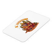 El Squatcho Bigfoot met Maraca, Sombrero en Ponc Magneet (Linkerzijde)