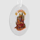 El Squatcho Bigfoot met Maraca, Sombrero en Ponc Ornament (voorkant)