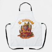 El Squatcho Bigfoot met Maraca, Sombrero en Ponc Schort (Voorkant)