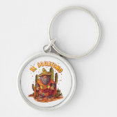 El Squatcho Bigfoot met Maraca, Sombrero en Ponc Sleutelhanger (Voorkant)