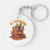 El Squatcho Bigfoot met Maraca, Sombrero en Ponc Sleutelhanger (Achterkant)