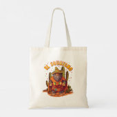 El Squatcho Bigfoot met Maraca, Sombrero en Ponc Tote Bag (Achterkant)