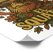 El Squatcho: Fiesta Bigfoot in Sombrero & Shades Poster (Hoek)