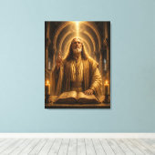 El Sumo Sacerdote Canvas Afdruk (Insitu (Houten vloer))