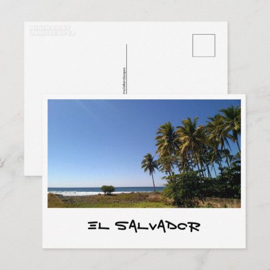 El Sunzal (El Salvador) Briefkaart (Voorkant / Achterkant)